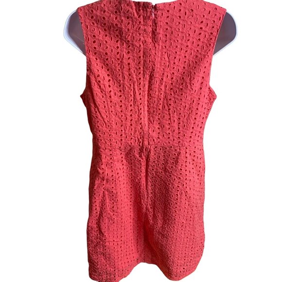 Forever 21 essentials size Large eyelet coral dress - Picture 6 of 8